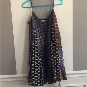 boho style, spaghetti strap dress